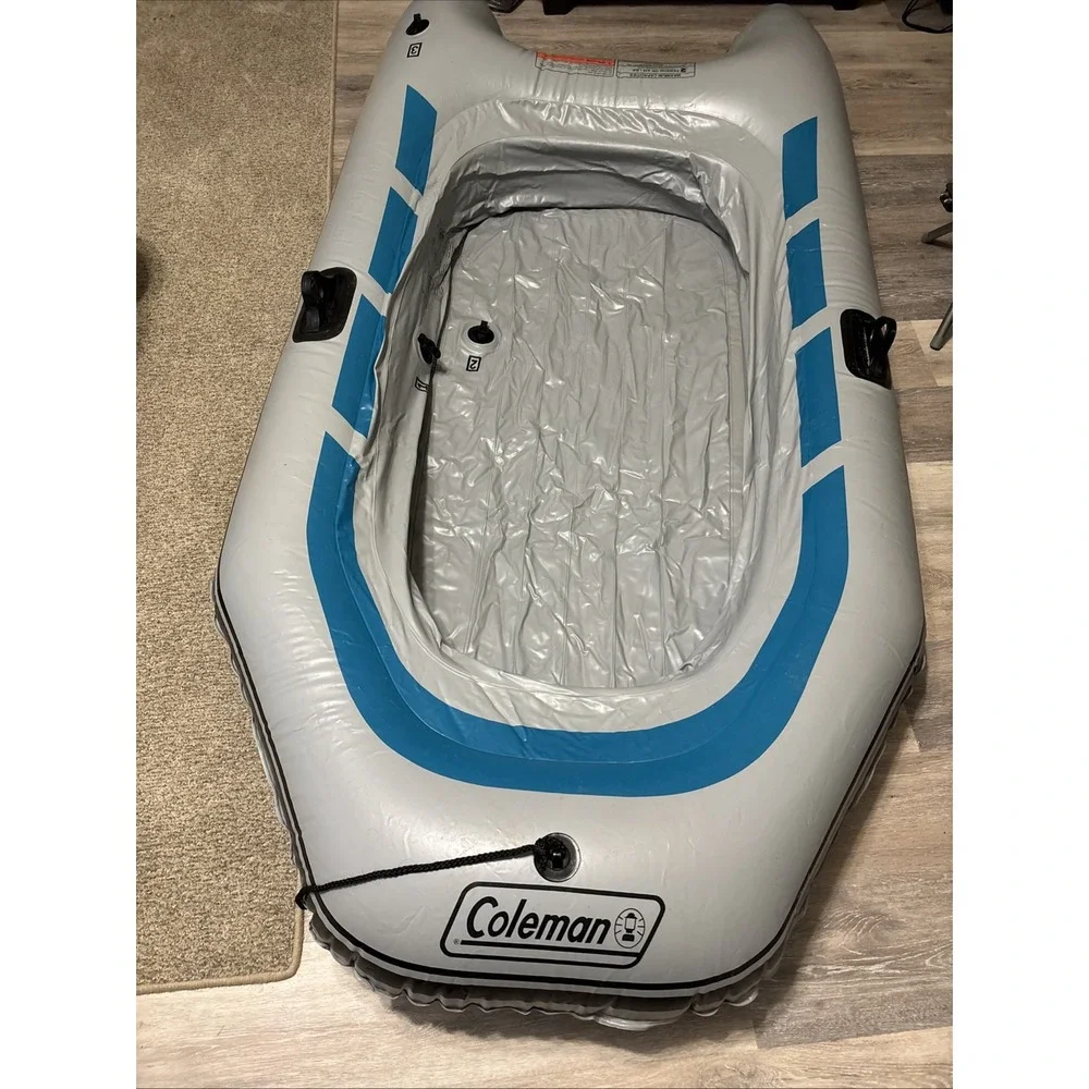 Coleman Colossus 2-Person Inflatable Boat - Fully Inflated & Tested (No Leaks)